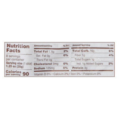 Izzio Artisan Bakery 8 Slice Lucky 7 Multigrain Sandwich Bread - 10 Oz. - Image 4