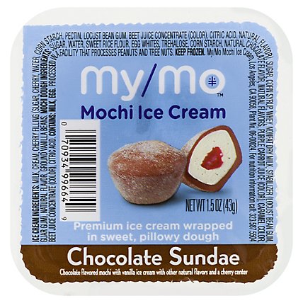 My Mo Chocolate Sundae Mochi Ice Cream - 1.5 Oz. - Image 3