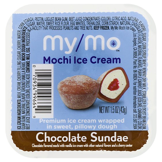 My Mo Chocolate Sundae Mochi Ice Cream - 1.5 Oz.