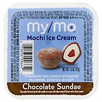 My Mo Chocolate Sundae Mochi Ice Cream - 1.5 Oz. - Image 1