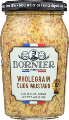 Bornier Mustard Whole Grain - 7.4 Oz - Image 2