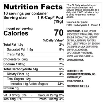 Swiss Miss Milk Chocolate Hot Cocoa Keurig Single Serve K Cup Pods - 10 Count - Image 4