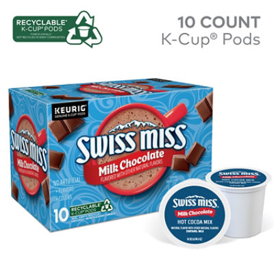Swiss Miss Milk Chocolate Hot Cocoa Keurig Single Serve K Cup Pods - 10 Count - Image 3