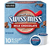 Swiss Miss Milk Chocolate Hot Cocoa Keurig Single Serve K Cup Pods - 10 Count