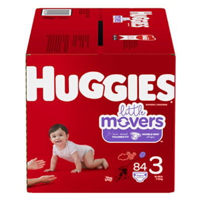 Huggies Little Movers Giga 3 - 84 Count - Image 3
