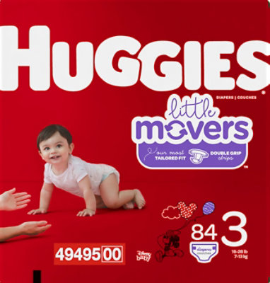 Huggies Little Movers Giga 3 - 84 Count - Image 4