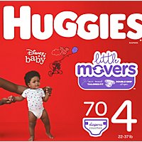 Huggies Little Movers Giga 4 - 70 Count - Image 2