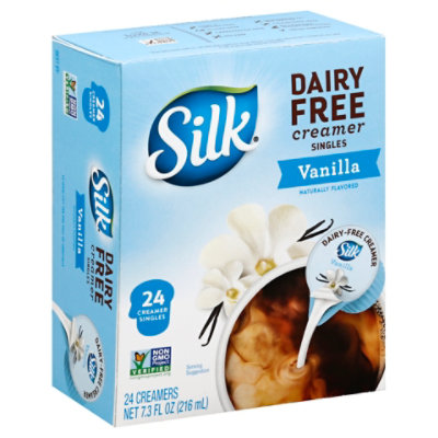 Silk Creamer Singles Dairy Free Vanilla - 7.2 Fl. Oz.