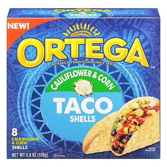 Ortega Cauliflower Taco Shells - 3.9 Oz