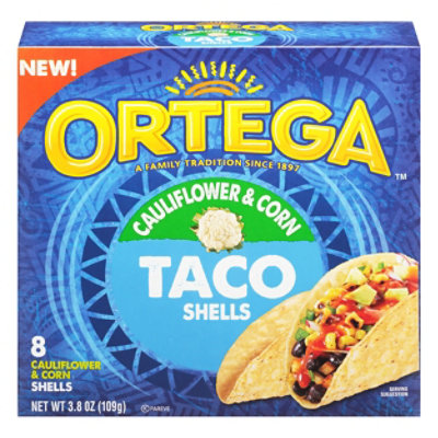 Ortega Cauliflower Taco Shells - 3.9 Oz