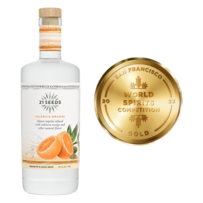 21 Seeds Valencia Orange Blanco Tequila - 750 Ml - Image 5