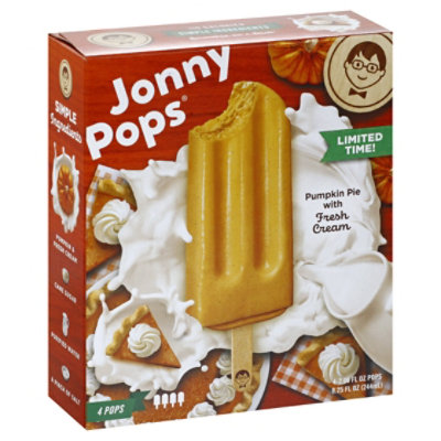 JonnyPops Frozen Fruit & Cream Bars