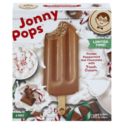 JonnyPops Bars Cream Peppermint Chocolate - 4-2.06 Oz - Image 3