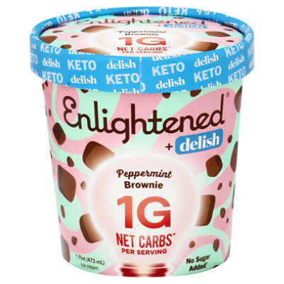 Enlightened Ice Cream Peppermnt Pint - 16 Fl. Oz. - Image 3
