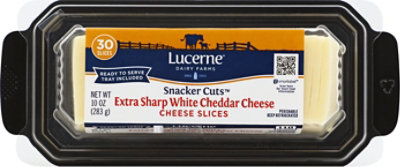 Lucerne Cheese Snackr Cut White Chd X Shrp - 10 Oz - Image 2