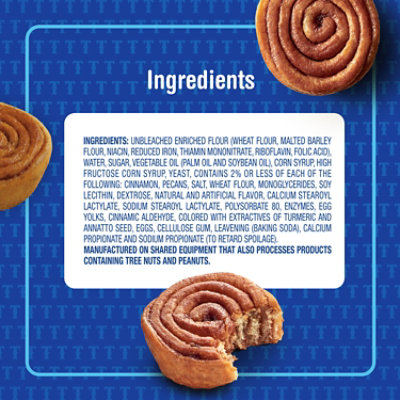 Tastykake Pecan Swirls Cinnamon and Pecan Filled Pastry Rolls Individually Wrapped - 16 Count - Image 5