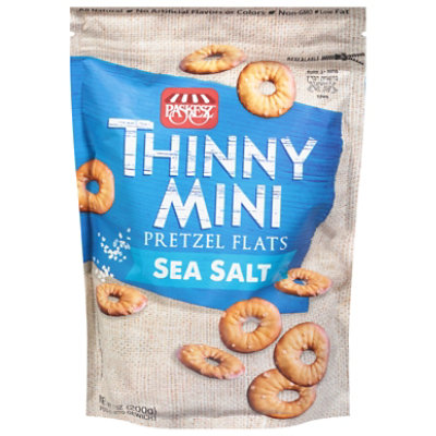 Thinny Mini Sea Salt Pretzel Flats - 7Oz - Image 1