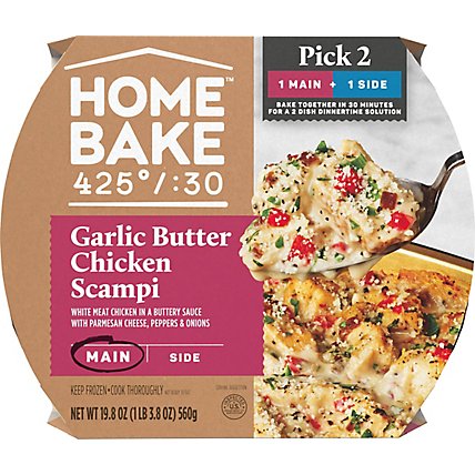 Home Bake Garlic Butter Chicken Scampi - 19.8 Oz - Image 2