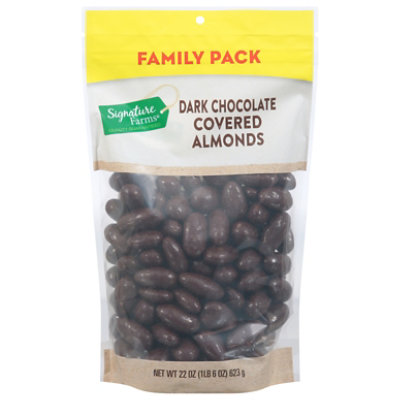  Dark Chocolate Almonds Prepackaged - 22 Oz. 