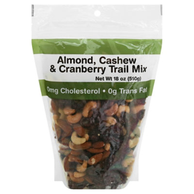 Almond Cashew And Cranberry Mix Prepackaged - 22 Oz.