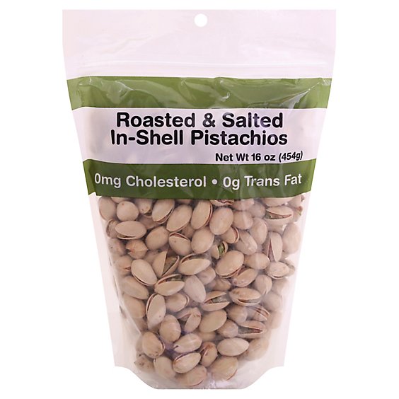 Roasted & Salted Pistachios Prepackaged - 17 Oz.