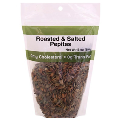 Roasted & Salted Pumpkin Seeds Prepackaged - 24 Oz. - Image 1