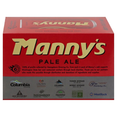 Georgetown Mannys Pale Ale In Cans - 6-12 Fl. Oz. - Image 3