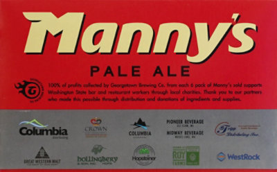 Georgetown Mannys Pale Ale In Cans - 6-12 Fl. Oz. - Image 4