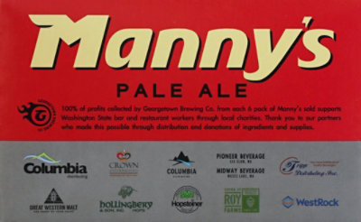 Georgetown Mannys Pale Ale In Cans - 6-12 Fl. Oz. - Image 2