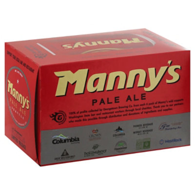 Georgetown Mannys Pale Ale In Cans - 6-12 Fl. Oz. - Image 1