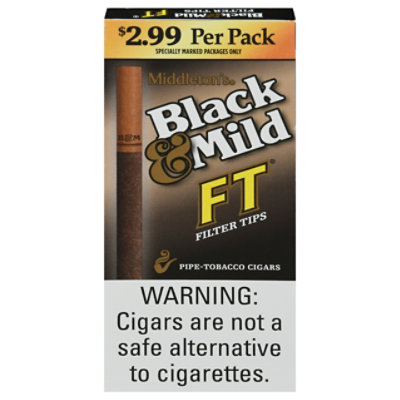 Black & Mild Filtertip Original Prepriced 5for2.99 - 5 Count - Image 1