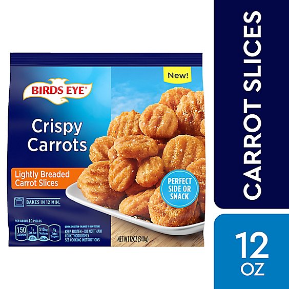 Birds Eye Crispy Breaded Carrots Frozen Vegetables - 12 Oz