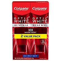 Colgate Optic White Renewal Teeth Whitening Toothpaste High ImpaCount White - 2-3 Oz - Image 1