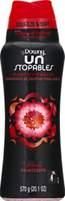 Downy Unstopables In Wash Scent Booster Beads Spring Printemps - 20.1 Oz - Image 2
