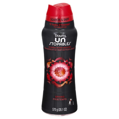 Downy Unstopables In Wash Scent Booster Beads Spring Printemps - 20.1 Oz - Image 1