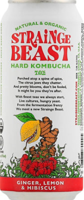 Strainge Beast Kombucha In Cans - 16 Fl. Oz. - Image 5