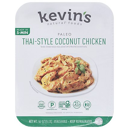 Kevins Natural Foods Thai Style Coconut Chicken - 16 Oz. - Image 1
