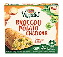 Del Monte Veggieful Broccoli Potato Cheddar Pocket Pies - 8 Oz