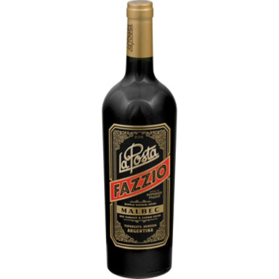 La Posta Fazzio Malbec - 750 Ml - Image 1