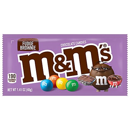 M&MS Fudge Brownie Chocolate Candy - 1.41 Oz - Image 3