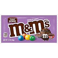 M&MS Fudge Brownie Chocolate Candy - 1.41 Oz - Image 1