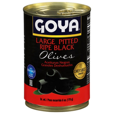 Goya Black Large Pitted Olives - 6 Oz - Image 2