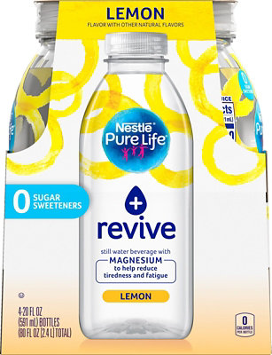 Loodgieter Vermaken nog een keer Nestle Pure Life + Revive Water With Magnesium Lemon Flavor Pack - 4-20 Fl.  Oz. - ACME Markets