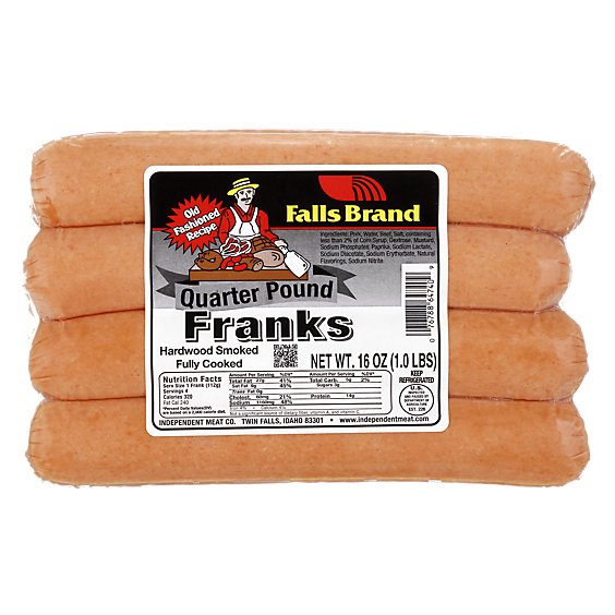 Falls Brand Jumbo Meat Franks - 16 Oz.