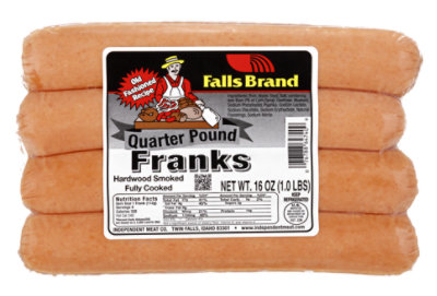 Falls Brand Jumbo Meat Franks - 16 Oz.