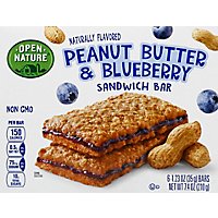 Open Nature Sandwich Bar Peanut Butter Blueberry - 6-1.23 Oz - Image 6