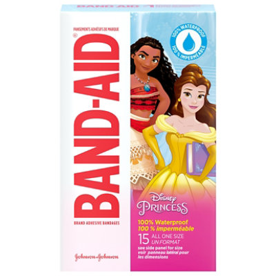 Bandaid Waterproof Princess - 15 Count