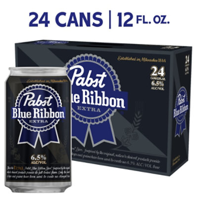 Pabst Blue Ribbon Extra Cans -  24-12 Oz - Image 2