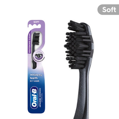 Oral-B Charcoal Whitening Therapy Manual Toothbrush - Each - Image 1