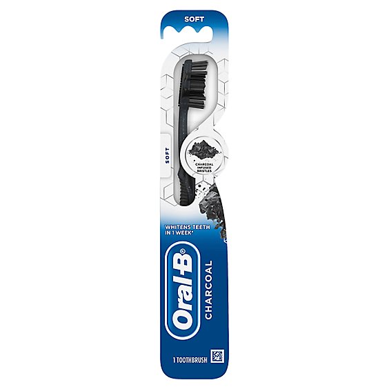 Oral-B Charcoal Whitening Therapy Manual Toothbrush - Each
